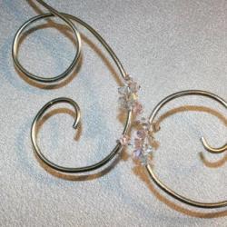 collier de mariée en fil d'alu l'atelier de samantha création de bijou